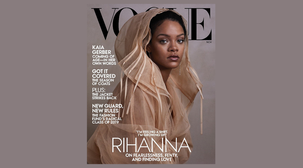 Rihanna's Fenty Beauty face for US Vogue - Retail Beauty